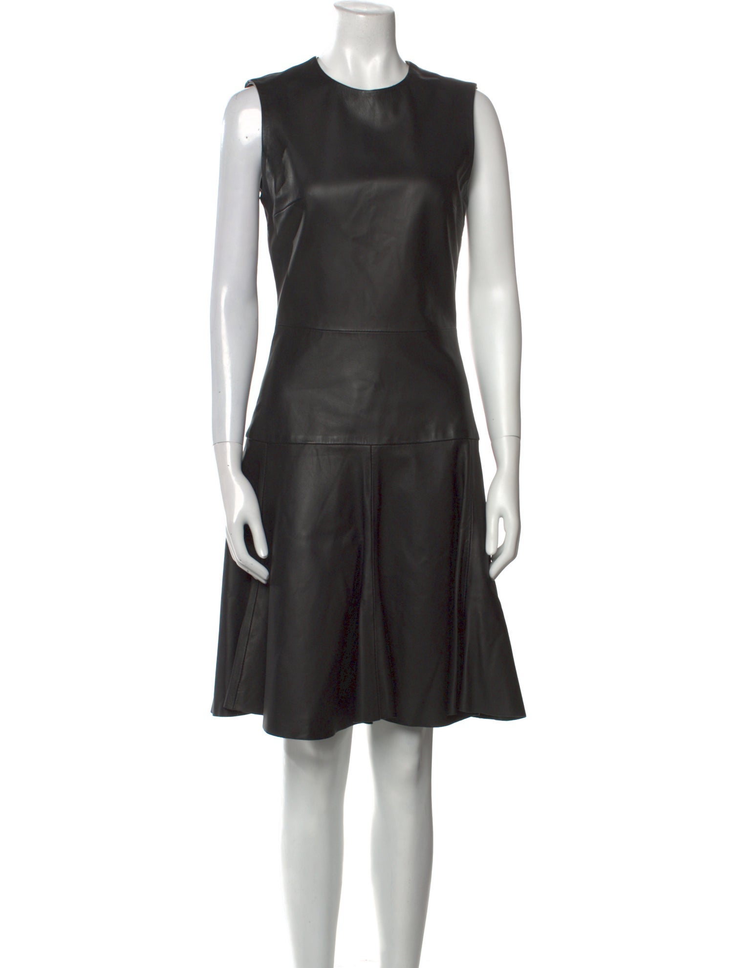 Iris & Ink Leather Knee-Length Dress